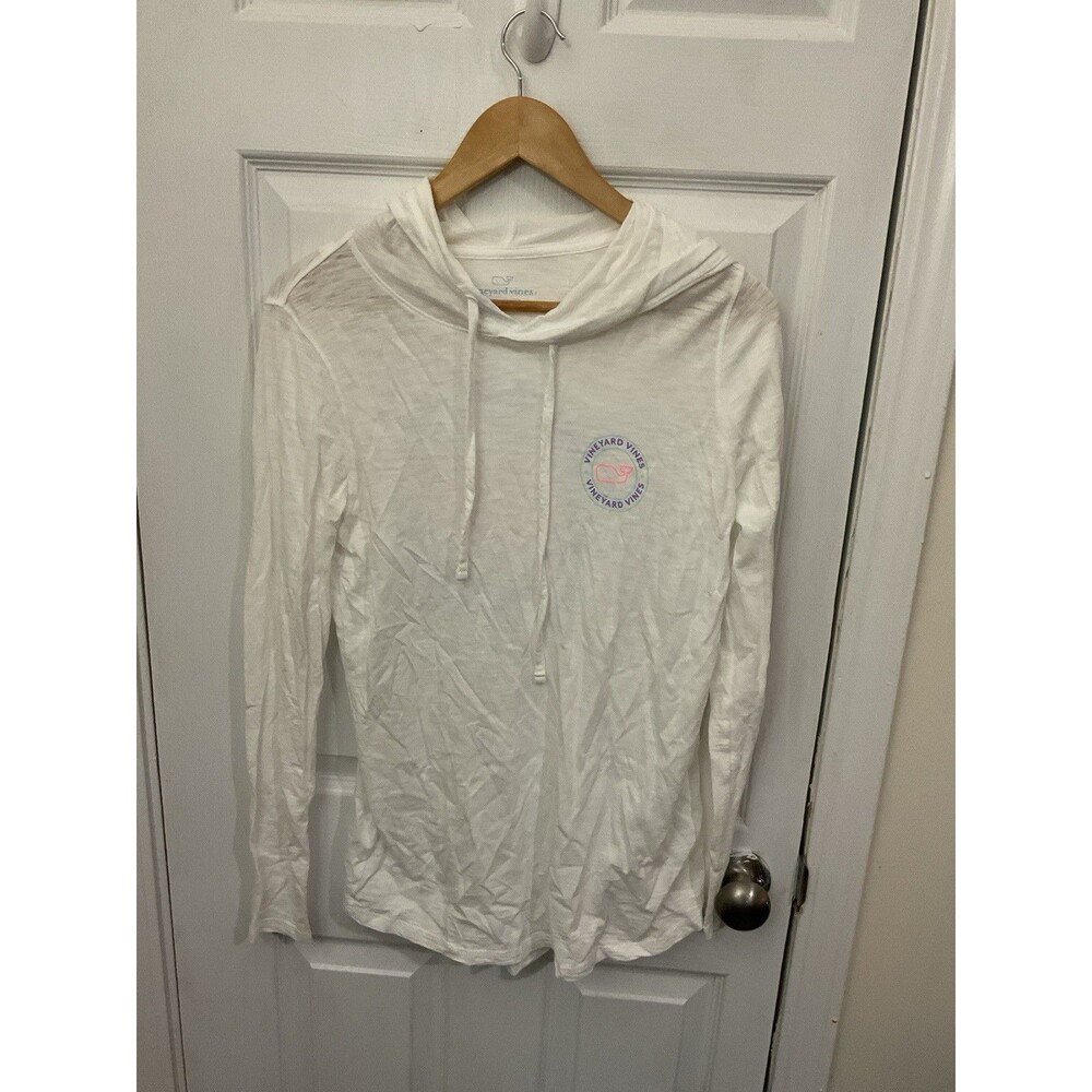 Vineyard Vines Pink Whale Pullover Long Sleeve Hoodie Women's Size XS